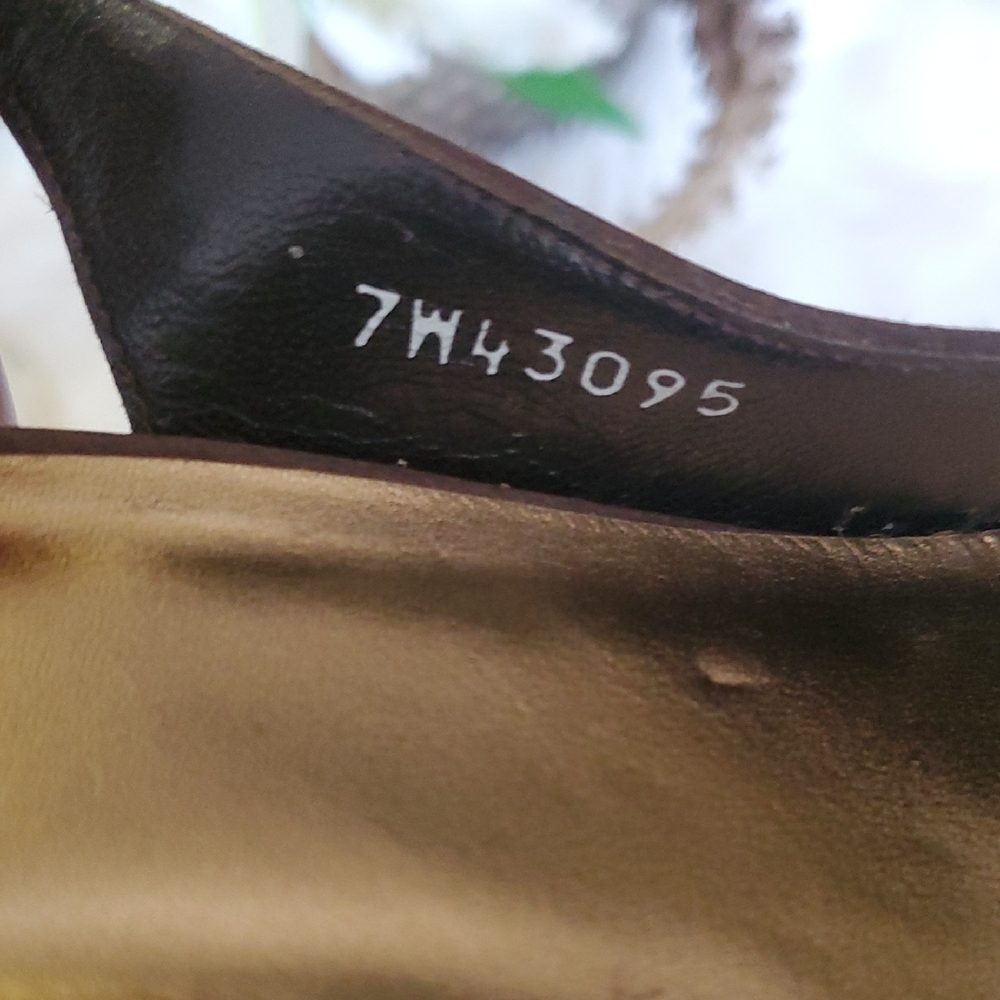 Stuart Weitzman Chocolate Embellished Heels - Picture 10 of 11